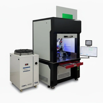 Enclosed 5 Axis QCW Laser Welding System